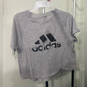 Adidas top with keyhole